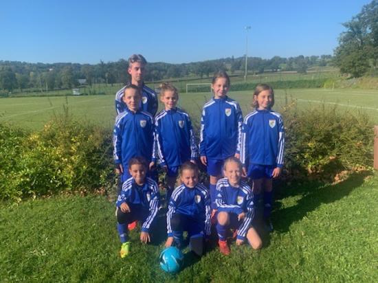 Groupe filles u9 plateau a sail 16 oct 2021