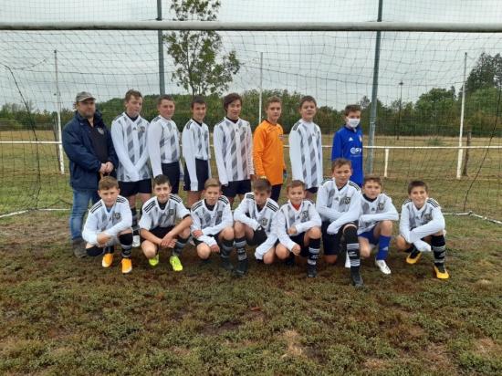 Groupe u15 contre feurs septembre 2020