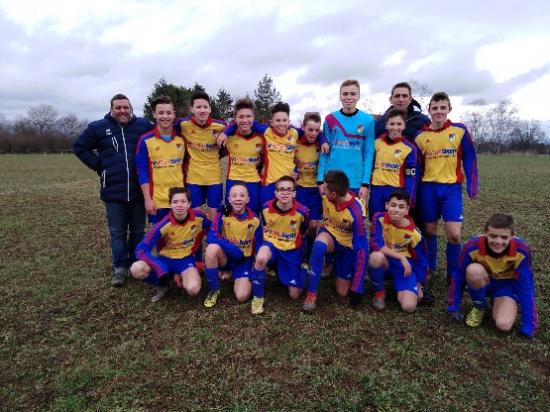 GROUPE U15 CONTRE VAL DAIX LE 13 JANVIER 2019