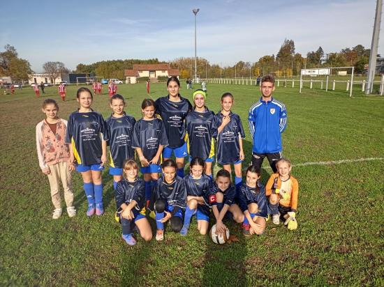 U13 filles contre st chamond